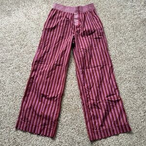 Free People Striped Pants